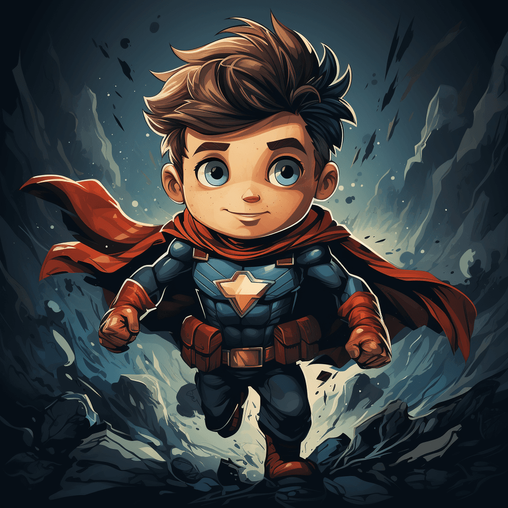 Superhero kid