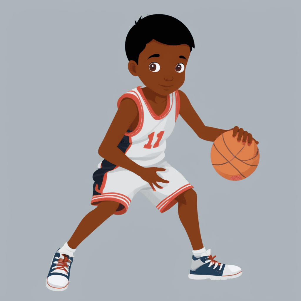 Boy playing basketball 02